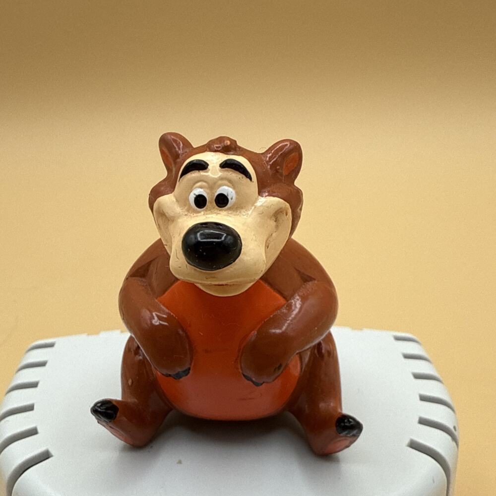 Disney Fort Wilderness Lodge Resort HUMPHREY the Bear Figure Orange Cartoon 2.5"